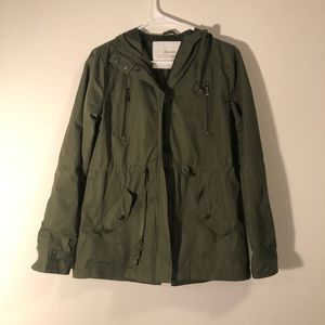 Army Green Rain Jacket